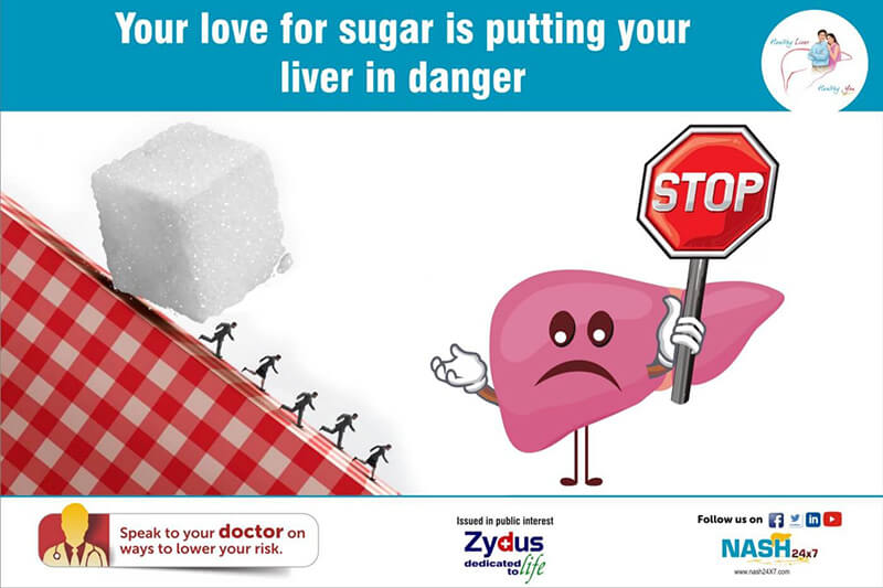 Your love too sugar is putting your liver in danger