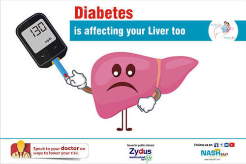 diabetes affecting your liver